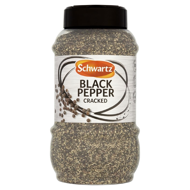 Schwartz Cracked Black Pepper - 380g (SINGLE)