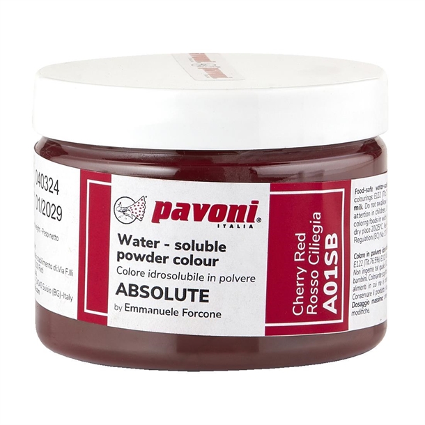 Pavoni Water Soluble Powder Cherry Red - 50g