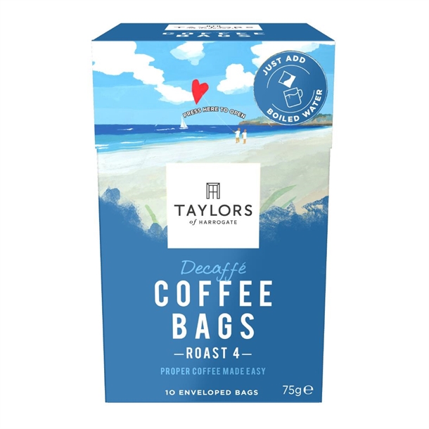 Taylors Decaf Coffee Bags (Pack 10)