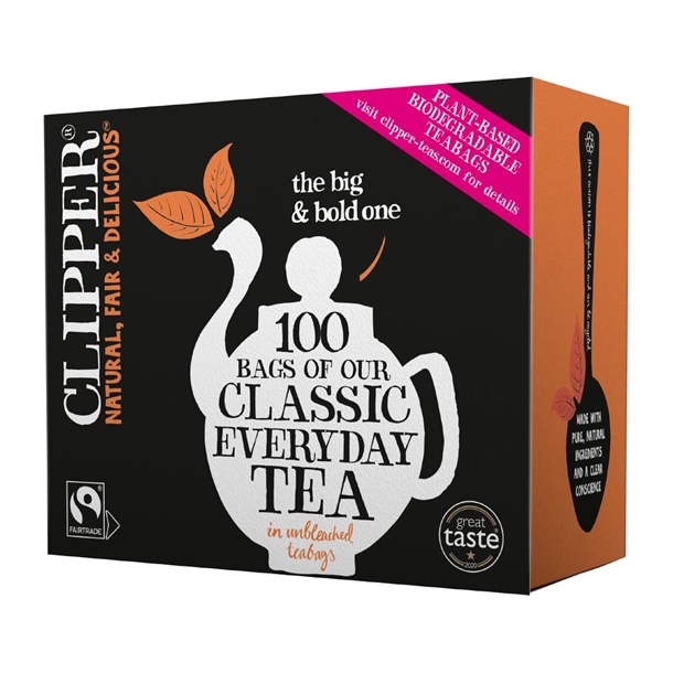 Clipper Fairtrade Everyday Tea Envelope (Pack 250)