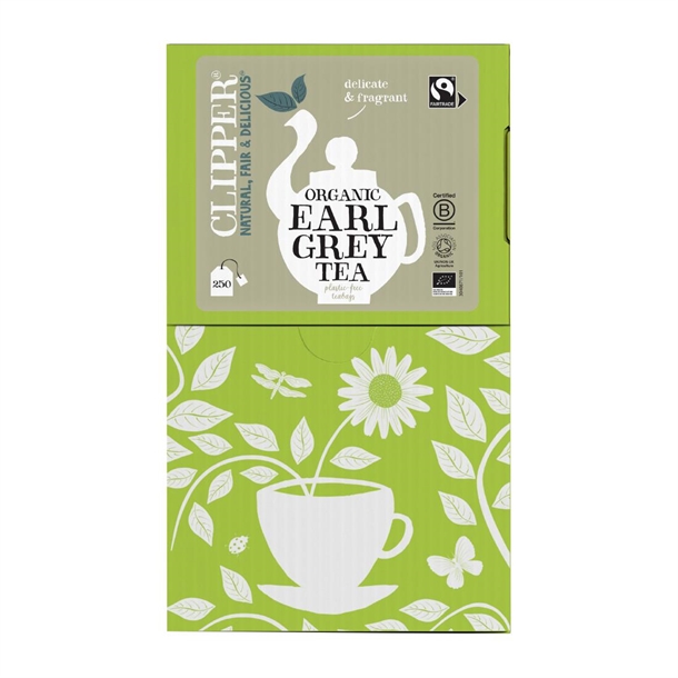 Clipper Fairtrade Organic Earl Grey Tea Envelope (Pack 250)