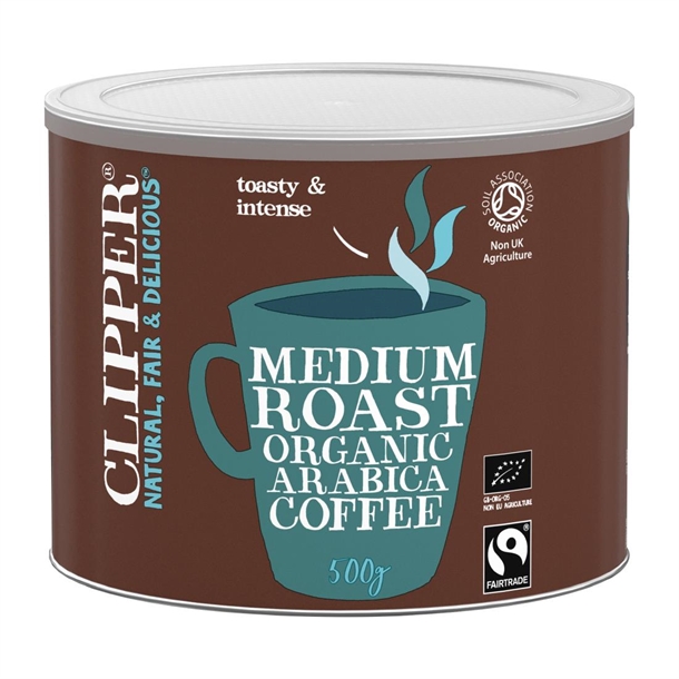 Clipper Fairtrade Organic Arabica Coffee - 500g