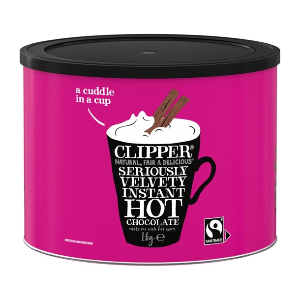 Clipper Fairtrade Instant Hot Chocolate - 1kg