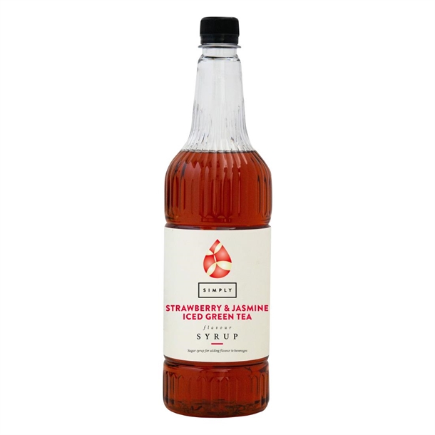 Simply Strawberry & Jasmine Iced Green Tea - 1Ltr