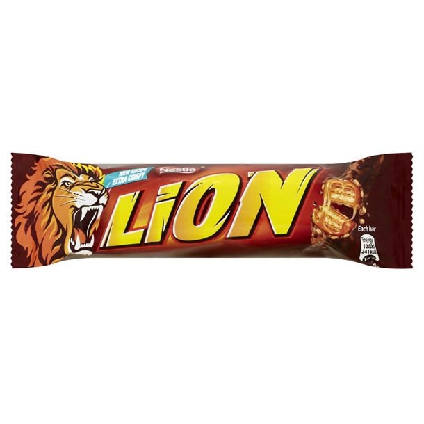 Nestle Lion Bar Milk Chocolate - 50g (Pack 36)