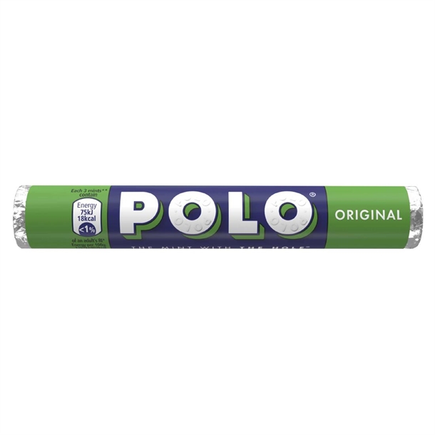 Polo Mints Original Tube - 34g (Pack 32)