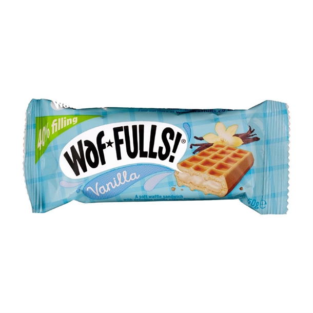 Waffuls! Waffle Vanilla - 50g (Pack 12)