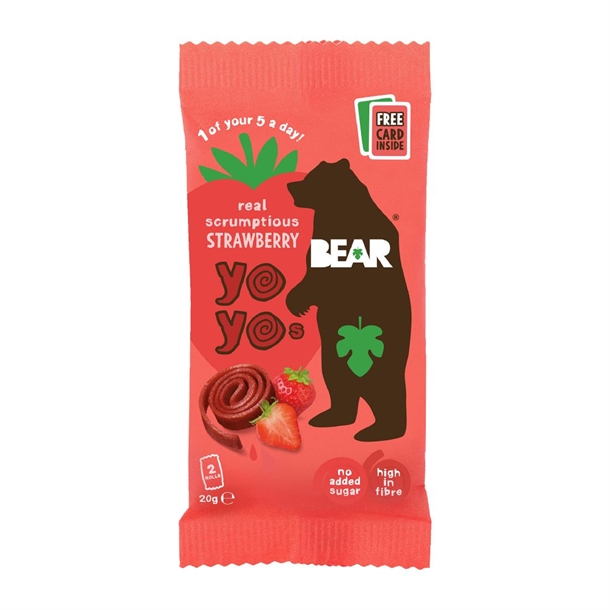 Bear Yo-Yo's Strawberry - 20g (Pack 18)