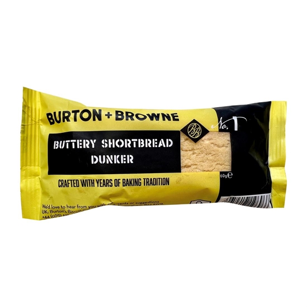 Burton & Browne Buttery Shortbread Dunker - 60g (Pack 24)