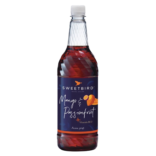 Sweetbird Fusions Syrup Mango & Passionfruit Added Vit B