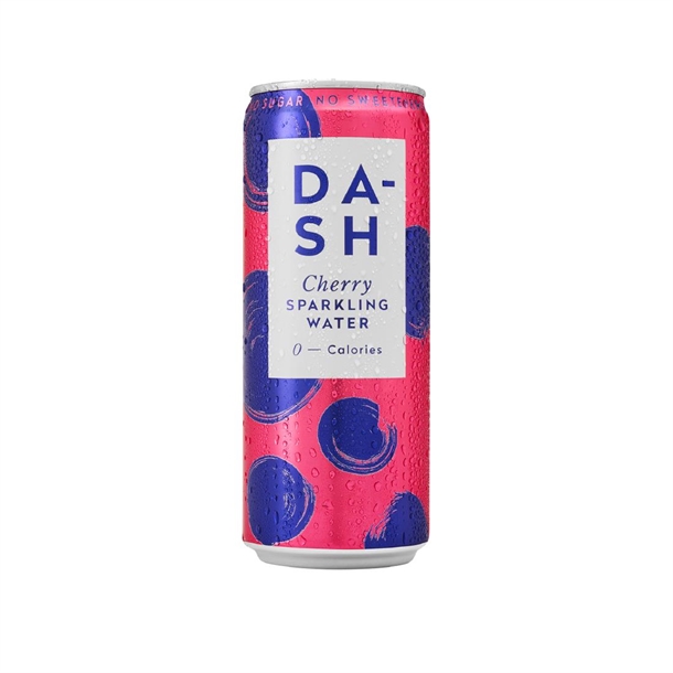 Dash Infused Sparking Water Cherry - 330ml (Pack 12)