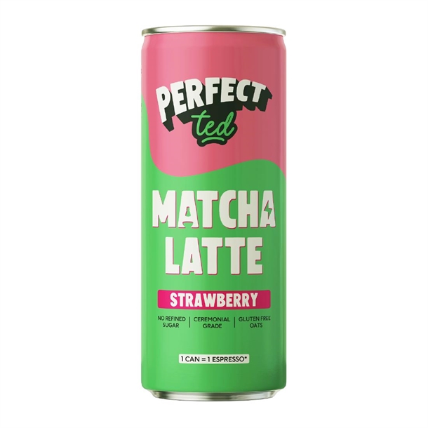 PerfectTed Matcha Latte Strawberry - 250ml (Case 12)