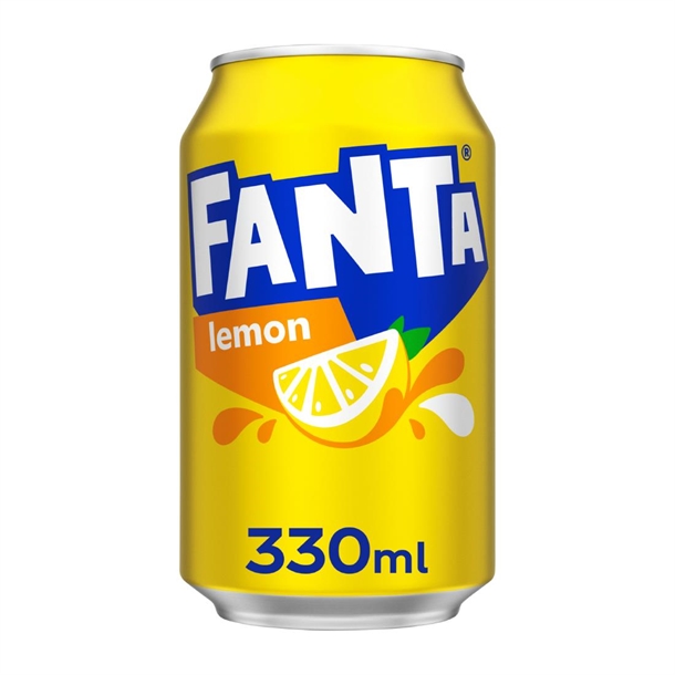Fanta Lemon Cans - 330ml (Case 24)