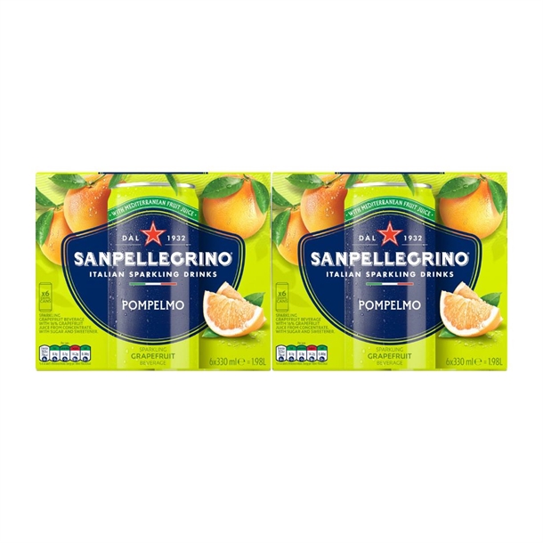 San Pelligrino Grapefruit Cans 330ml (Case 24)