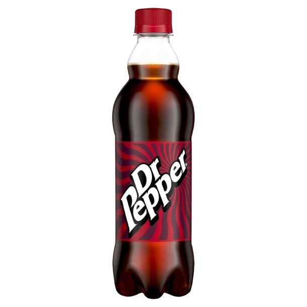 Dr Pepper Bottles - 500ml (Case 24)