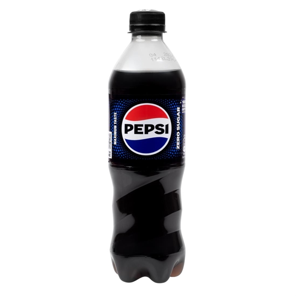 Pepsi Max Zero Sugar Bottles - 500ml (Case 24)