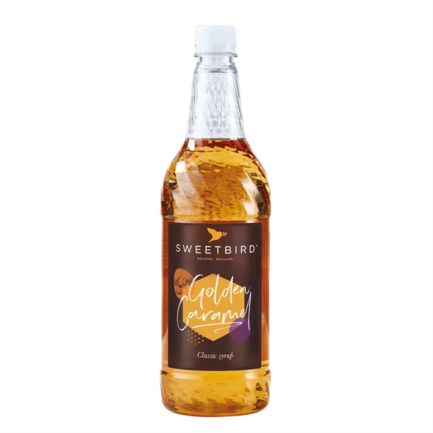 Sweetbird Golden Caramel Syrup - 1Ltr
