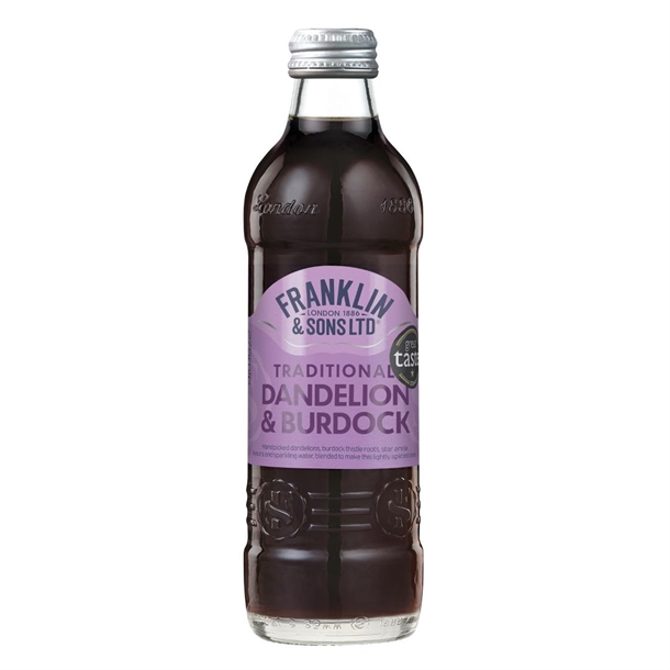 Franklin and Sons Traditional Dandelion & Burdock Glass Bottle - 275ml (Case 12)