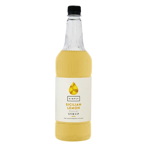 Simply Sicilian Lemon Flavour Syrup - 1Ltr
