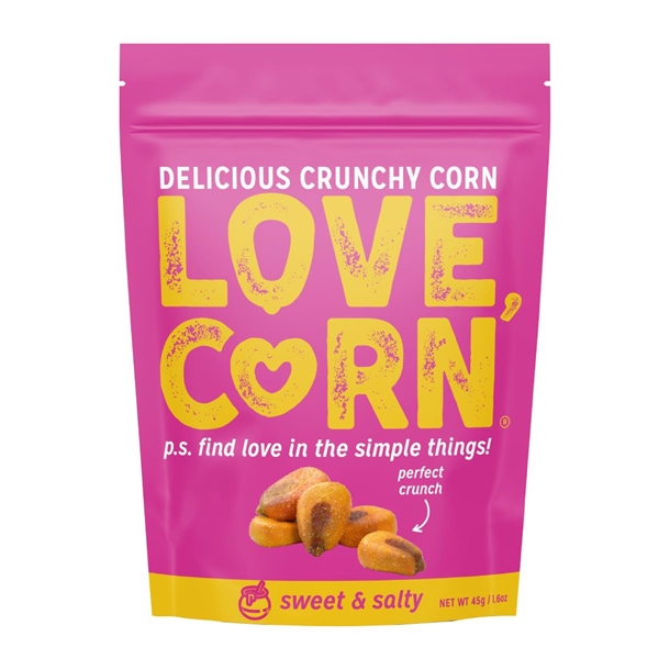 Love Corn Sweet and Salty - 45g (Pack 10)