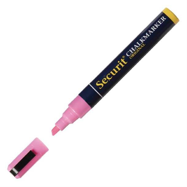 Securit Pink Marker - 2x6mm Nib