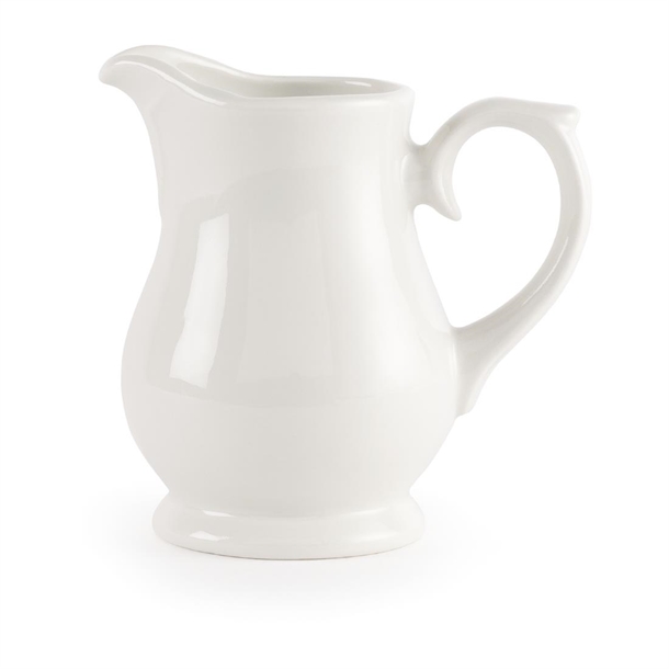 White Sandringham Jug/Creamer - 1/4pint (Box 4) (Direct)