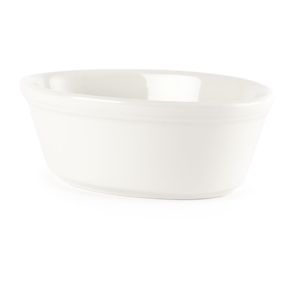 Cookware Oval Pie Dish - 450ml 31oz 152x114mm 6 4 1/2" (Box 12)