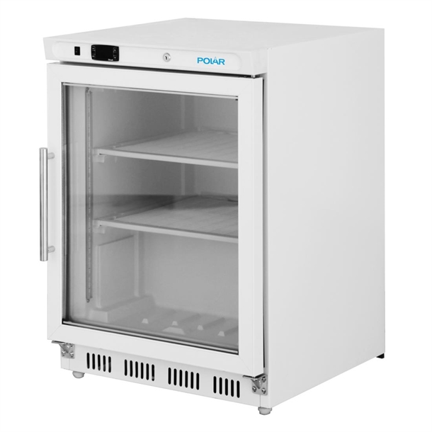 Polar C-Series Undercounter Display Freezer - White