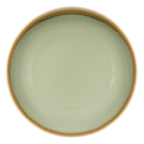 Olympia Kiln Moss Coupe Plate - 228mm 9" (Box 6)