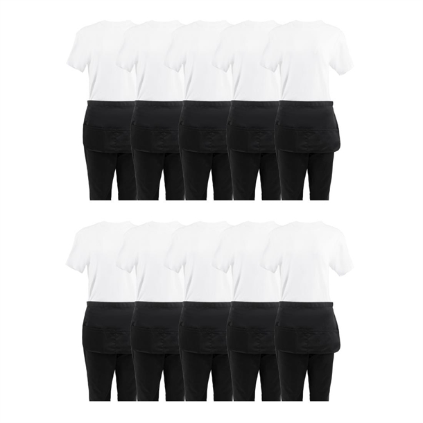 Money Pocket Black (Pack 10)