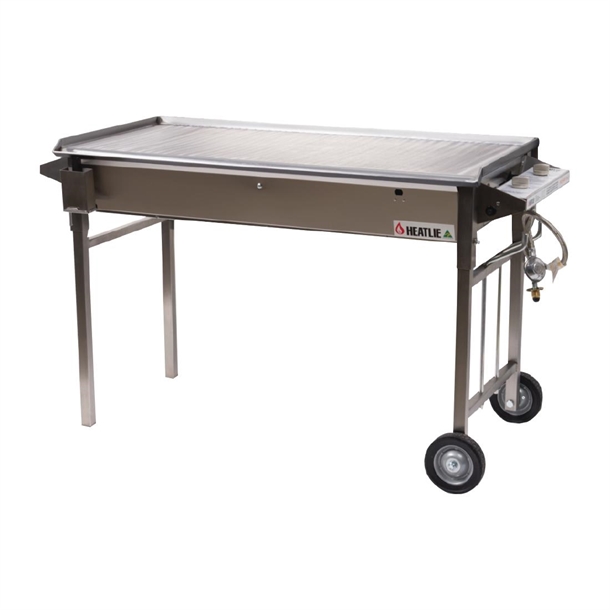 Heatlie Mobile Barbecue 1150mm with 10mm Mild Steel Plate