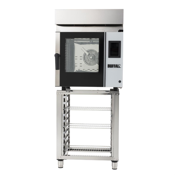CK110 Buffalo Combi Oven 6 x GN 1/1 with Installation Kit & Stand