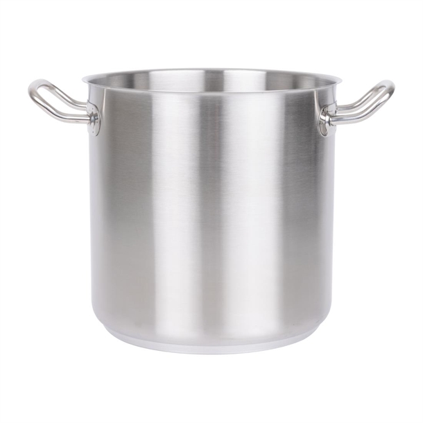 Vogue Deep Stockpot St/St - 240mm 10 1/2Ltr 355fl oz