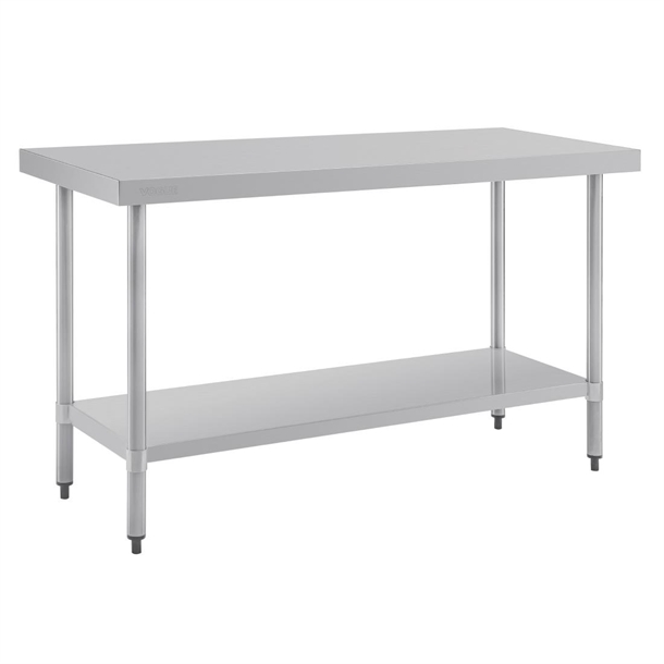 Vogue RVS werktafel zonder achteropstand 150x60cm