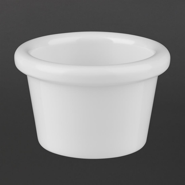 Olympia Kristallon Melamine Ramekin Plain White 43ml (Box 12)