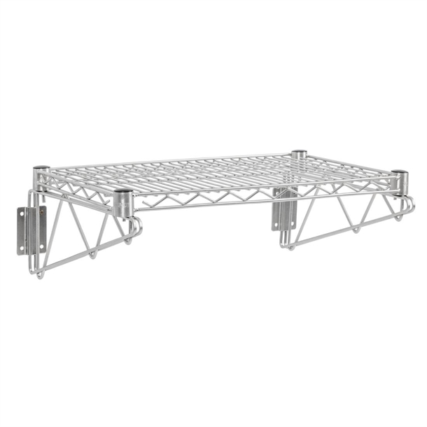 Vogue Gitterwandregal mit Halterungen 61cm breit