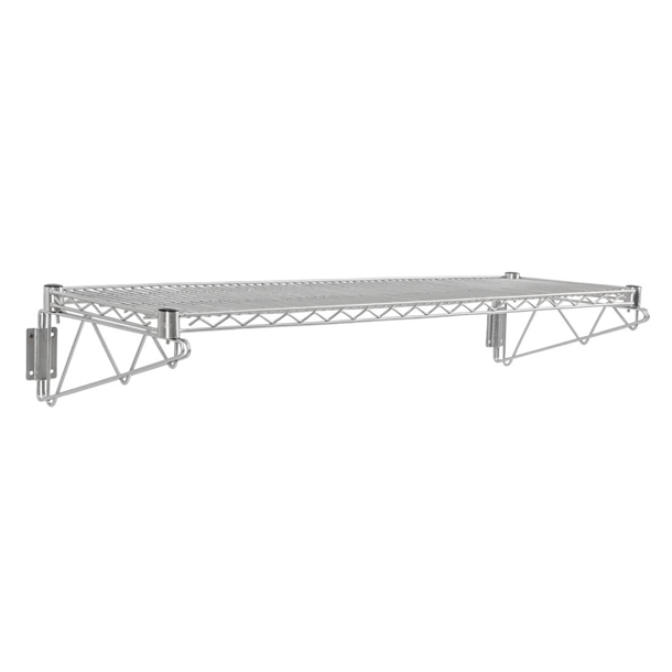 Vogue Wire Wall Shelves St/St - 1220x360mm 48x14"