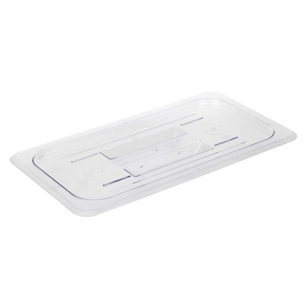 Vogue Clear Polycarbonate Lid - GN 1/3