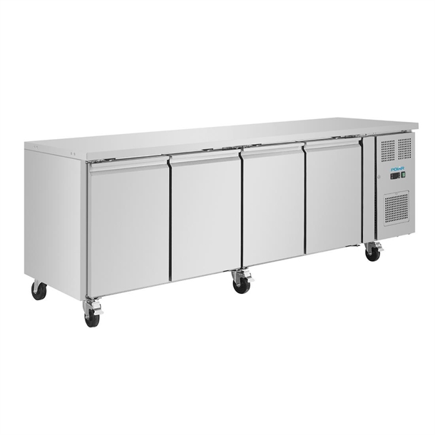 Polar U-Series Four Door Counter Fridge - 553Ltr