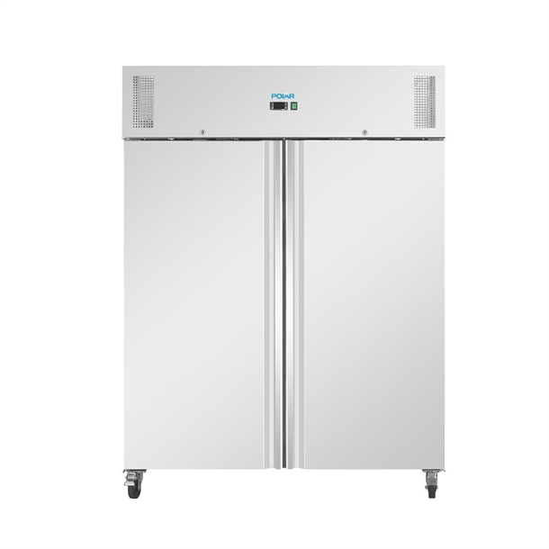 Polar U-Series Double Door Upright Freezer 1300Ltr - UA053 - Nisbets