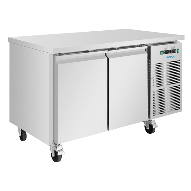 Polar U-Series Fridge/Freezer Counter - 2 door