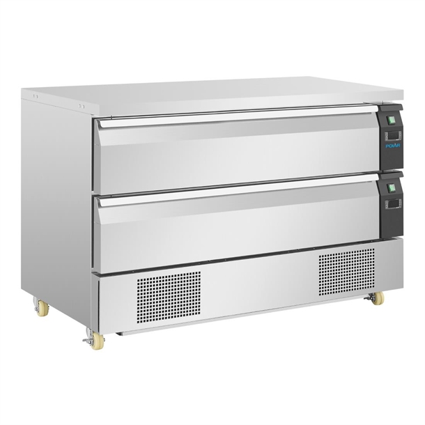 Polar U-Series Double Drawer Dual Temperature Counter 6xGN