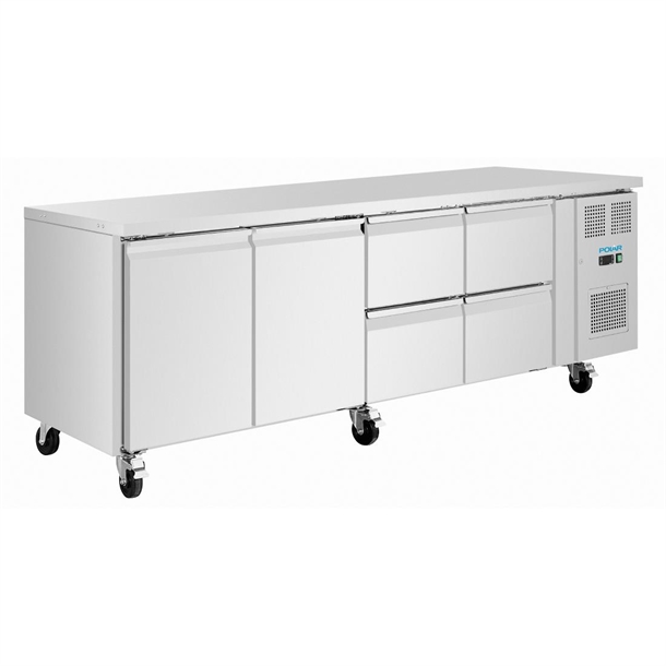 Polar U-Series Counter 4 Drawers & 2 Door