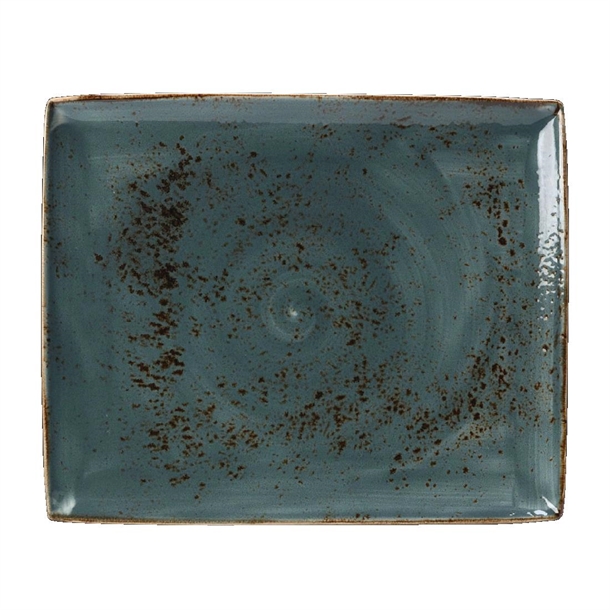 Steelite Craft Blue Rectangle Two - 33x27cm (Box 6) (B2B)
