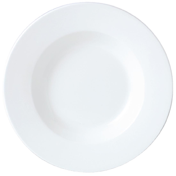 Simplicity White Pasta Dish - 270mm 10 5/8" (Box 12)