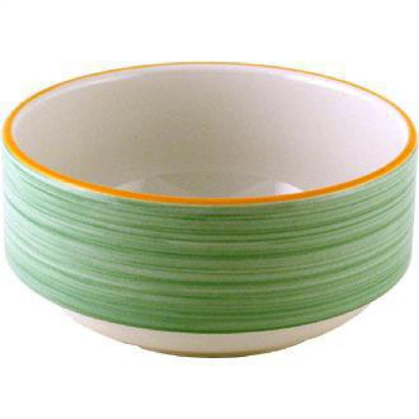 Rio Green Stacking Soup Cup Unhandled 28.5cl 10oz (Box 36) (B2B)