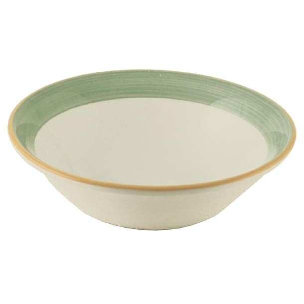 Rio Green Soup Plate 21.5cm 8 1/2" (Box 24) (B2B)