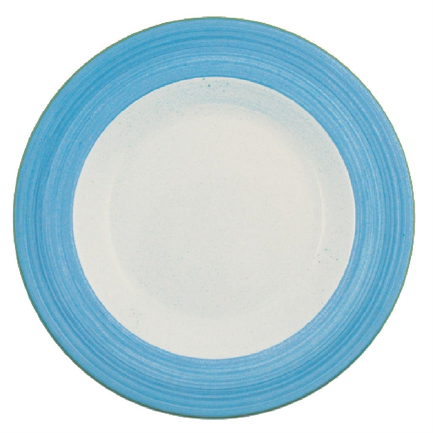 Rio Blue Slimline Plate 27.0cm 10 5/8" (Box 24) (B2B)