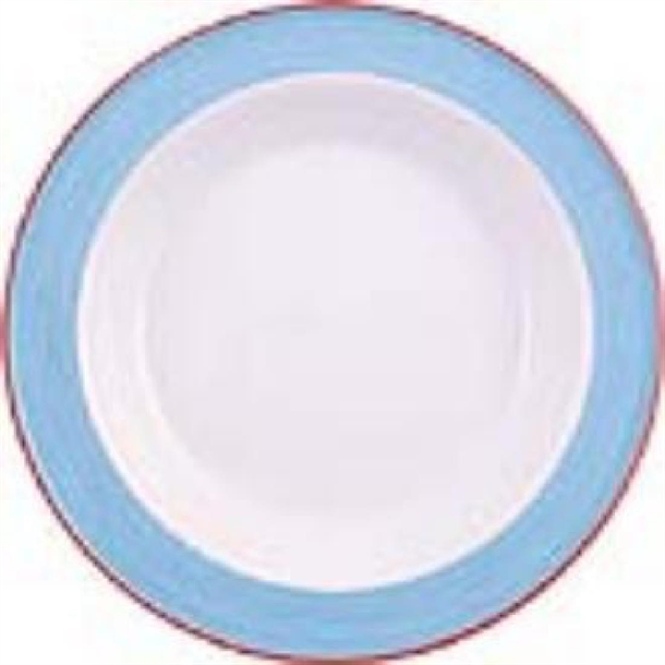 Rio Blue Soup Plate 21.5cm 8 1/2" (Box 24) (B2B)