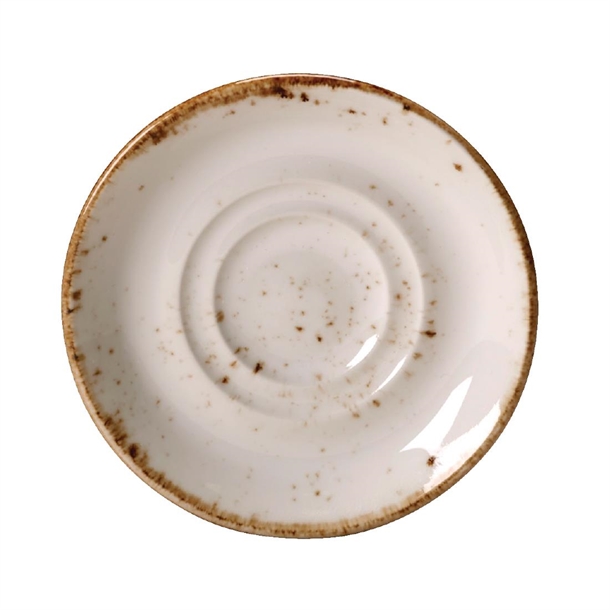 Steelite Craft Saucer Double Well Small White - 11.75cm (Box 36) (B2B)